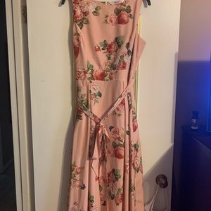 EShakti floral polyester dress. Size 14.